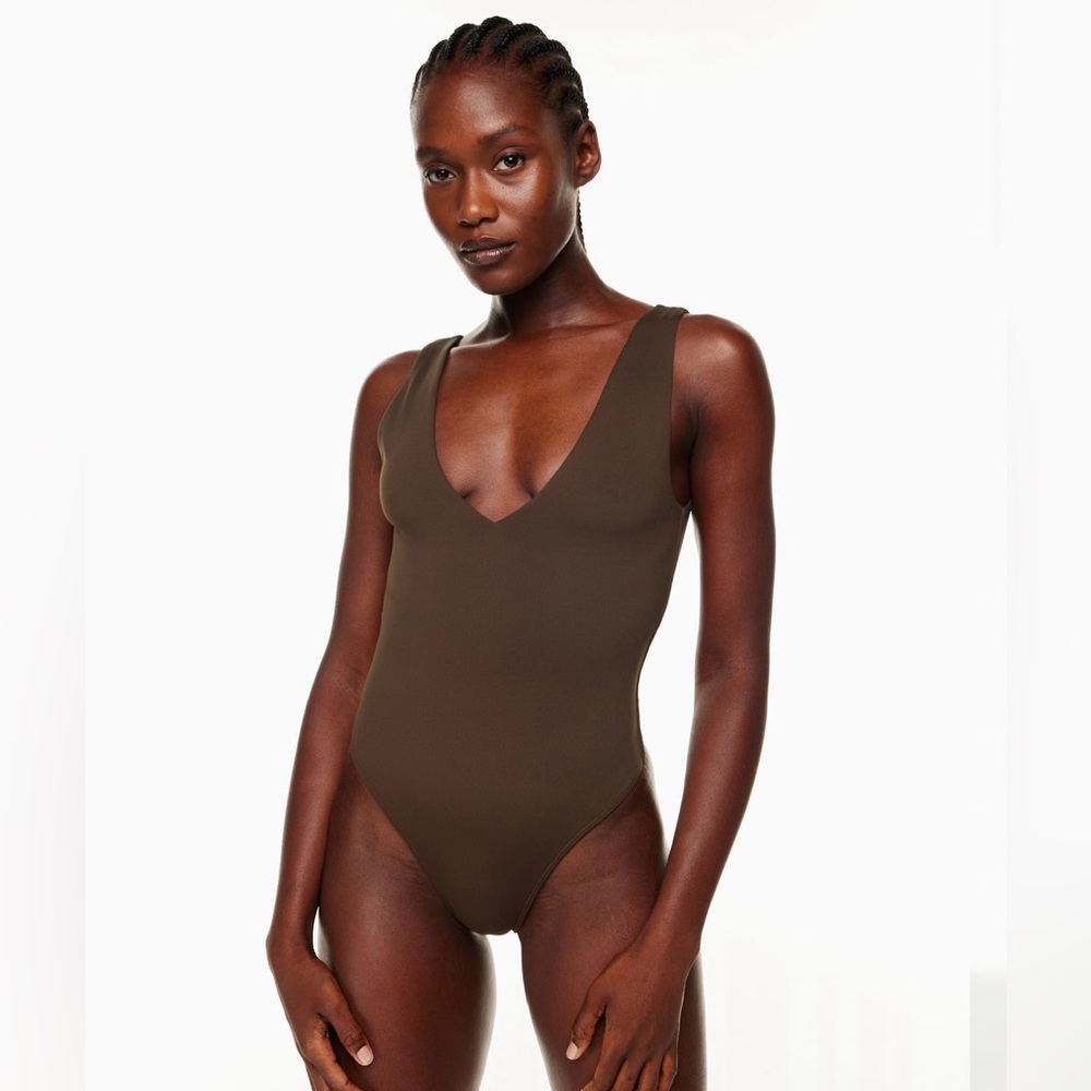 Babaton Brown Bodysuit